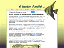 Tablet Screenshot of breedingangelfish.info